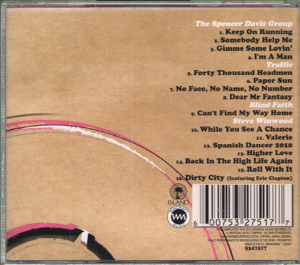 Steve Winwood - Revolutions: The Very Best Of - Cd