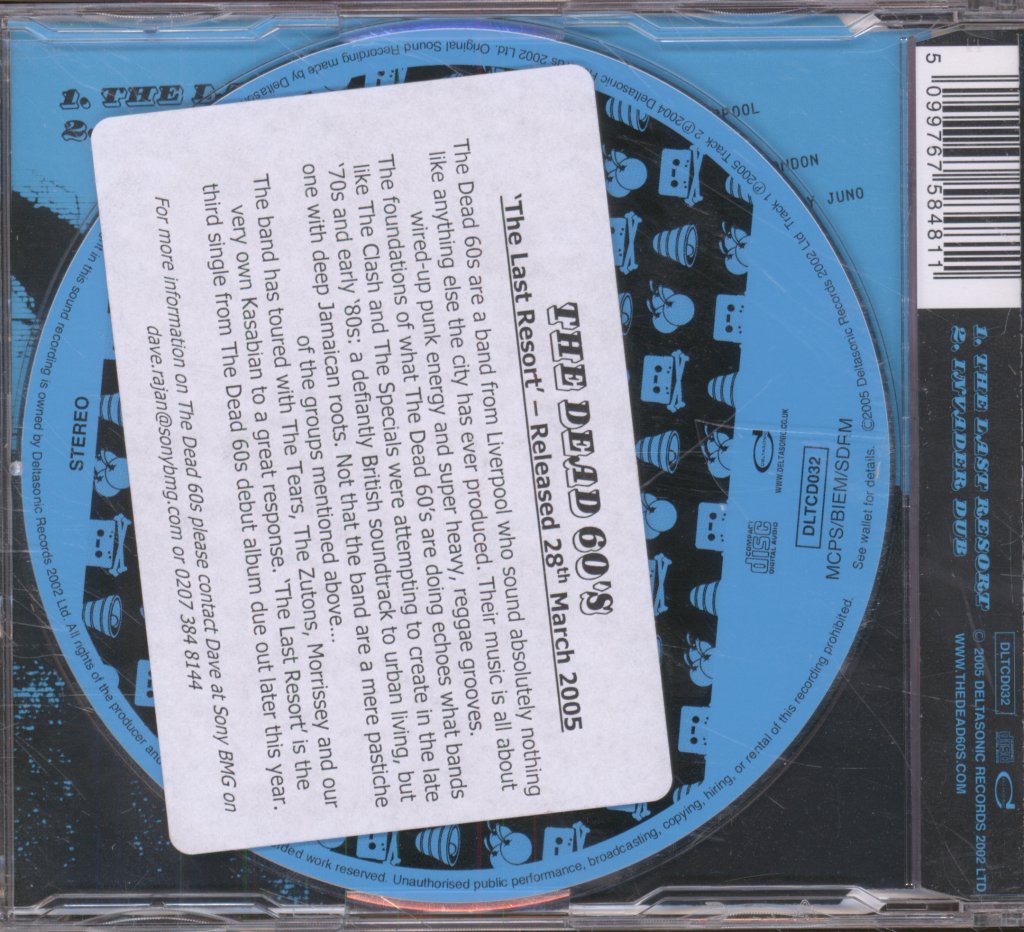 Dead 60s - Last Resort - Cd