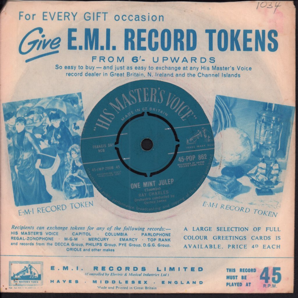 Ray Charles - Let's Go - 7 Inch