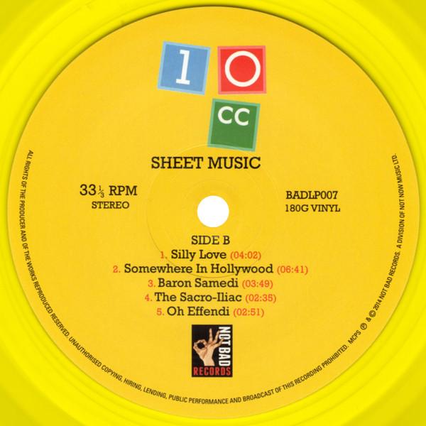 10cc - Sheet Music - Lp