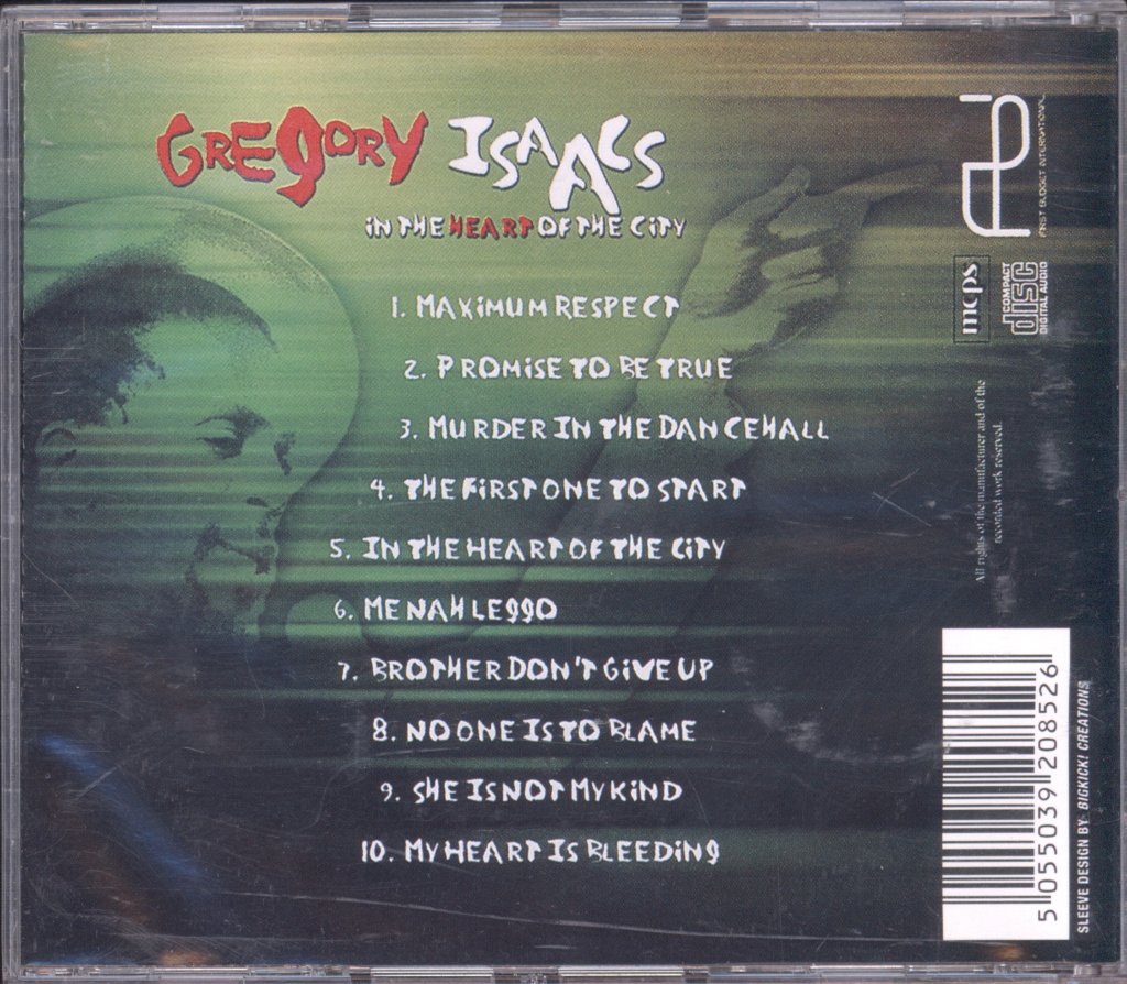 Gregory Isaacs - In The Heart Of The City - Cd