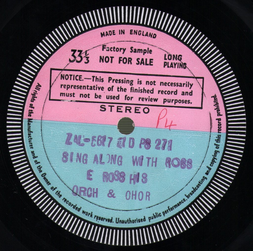 Edmundo Ros And His Orchestra - Sing And Dance With Edmundo Ros - Lp