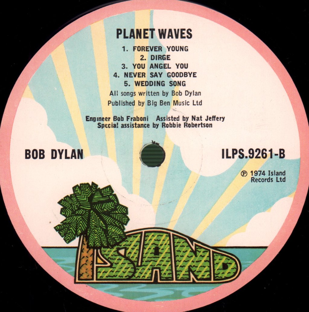 Bob Dylan - Planet Waves - Lp
