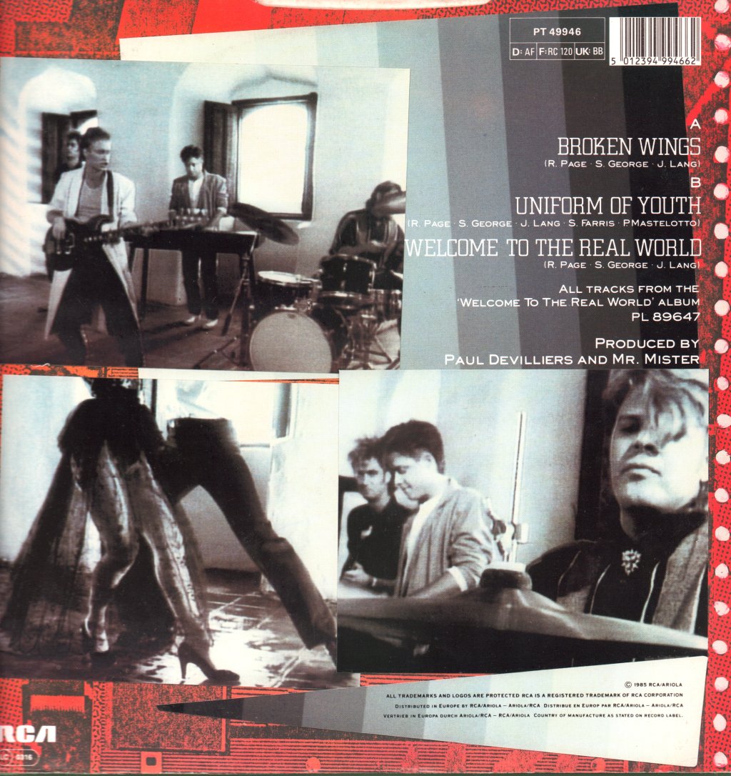 Mr. Mister - Broken Wings - 12 Inch