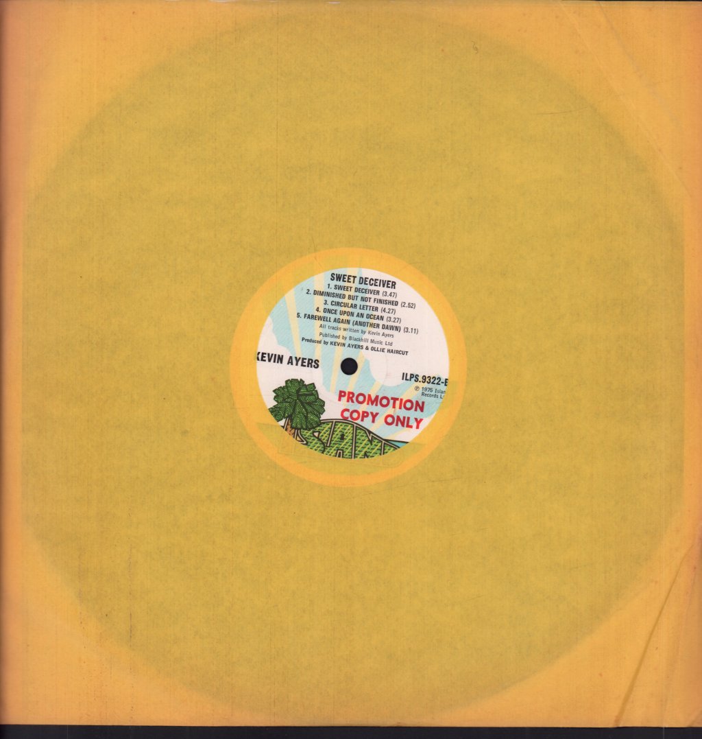 Kevin Ayers - Sweet Deceiver - Lp