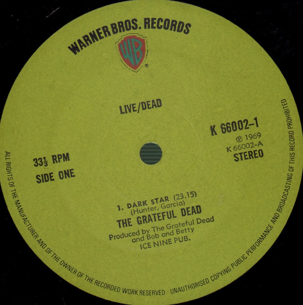 Grateful Dead - Live / Dead - Double Lp