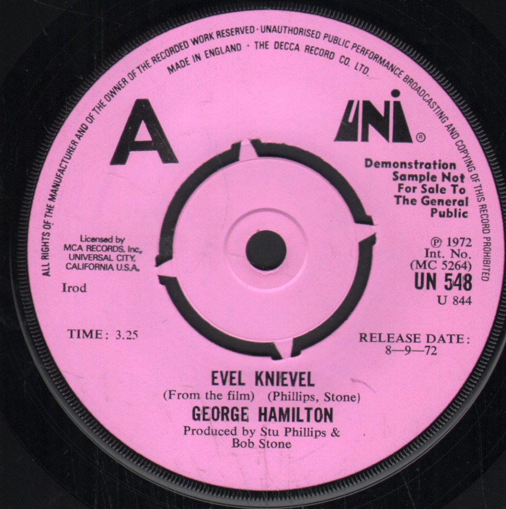George Hamilton - Evel Knievel - 7 Inch