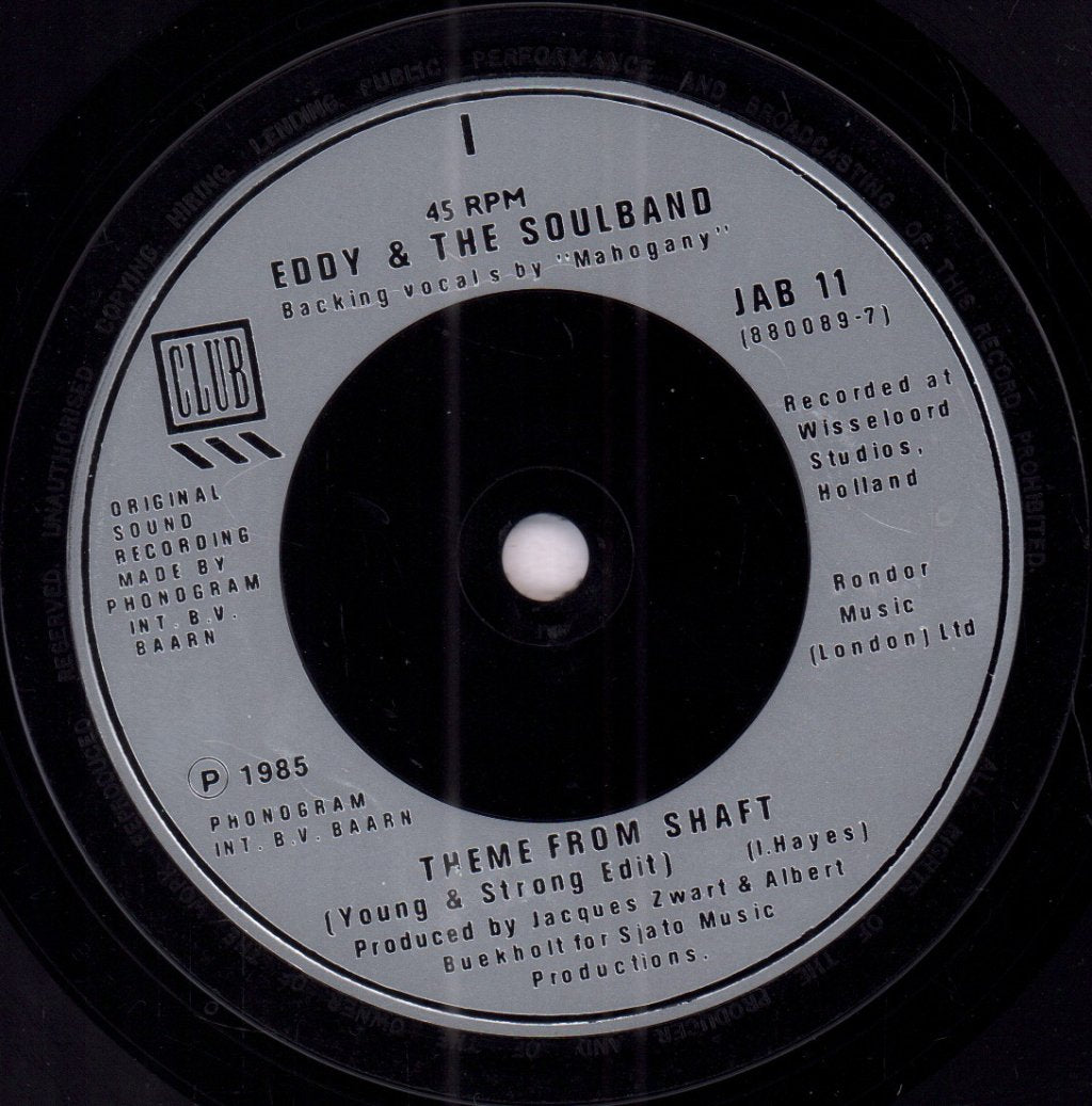 Eddy And The Soulband - Theme From Shaft - 7 Inch
