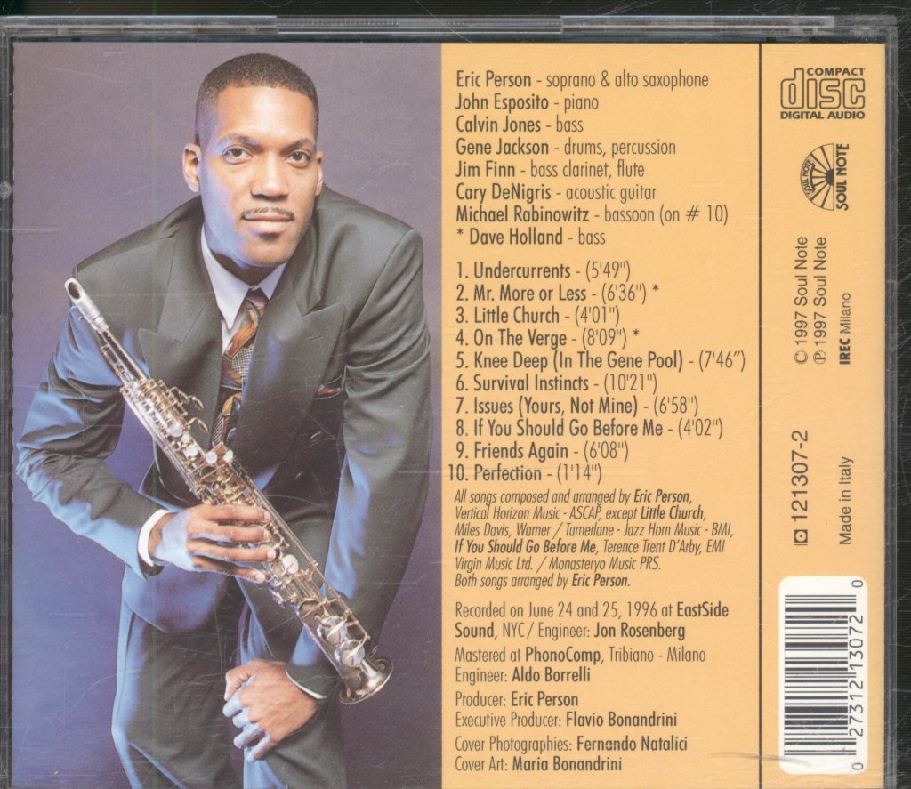 Eric Person - More Tales To Tell - Cd