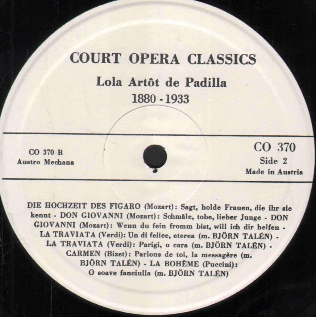 Lola Artot de Padilla - Lola Artot de Padilla 1880-1933 - Lp