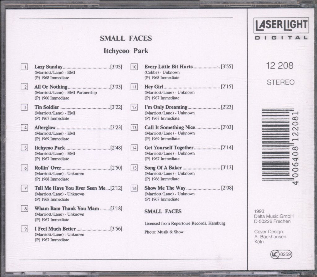 Small Faces - Itchycoo Park - Cd