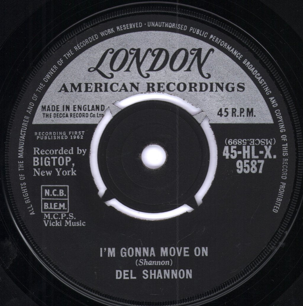Del Shannon - Cry Myself To Sleep - 7 Inch