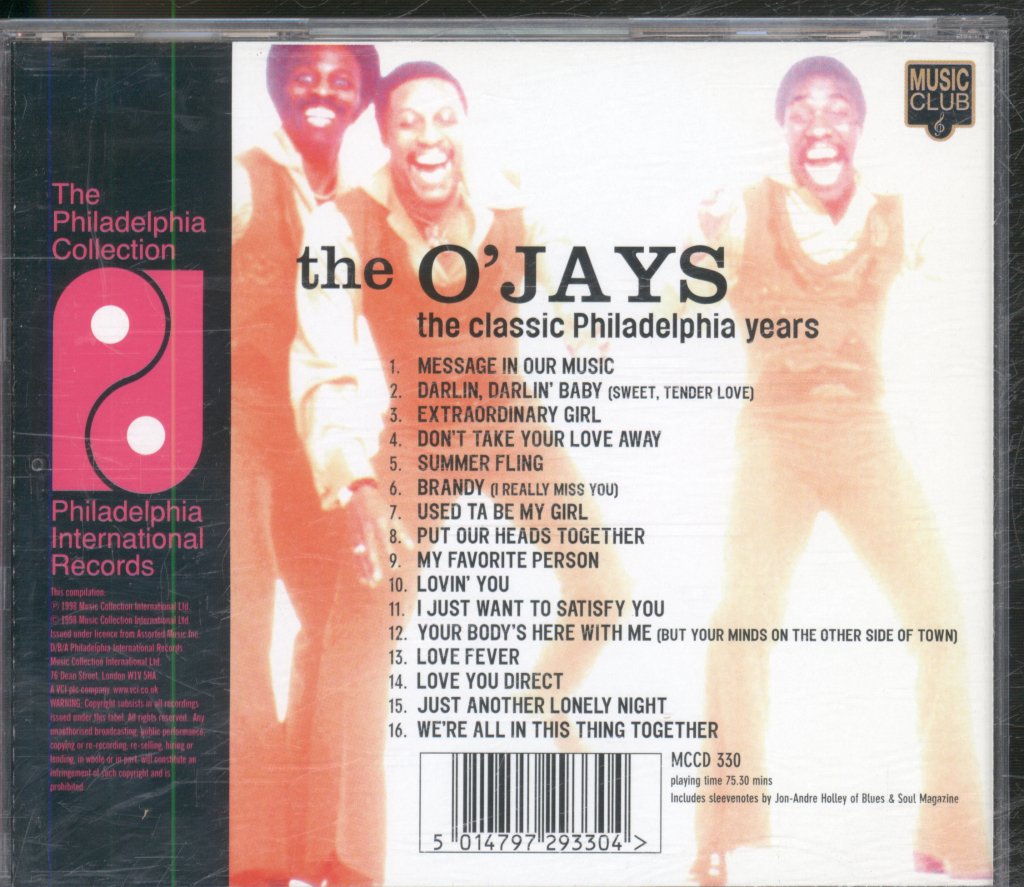 O'Jays - Classic Philadelphia Years - Cd