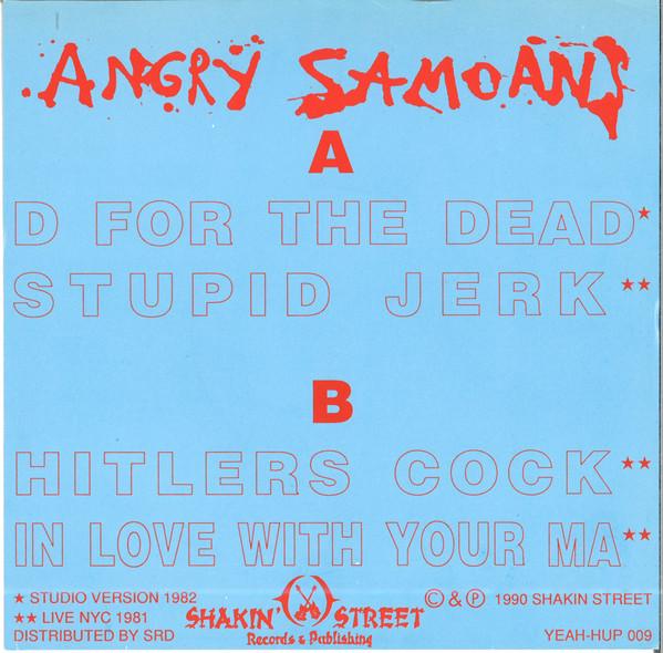 Angry Samoans - D. For The Dead - 7 Inch