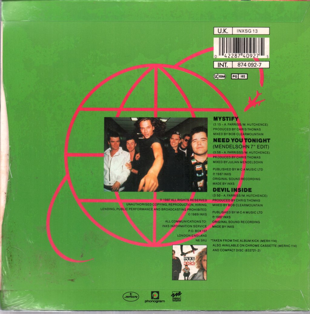 INXS - Mystify - 7 Inch
