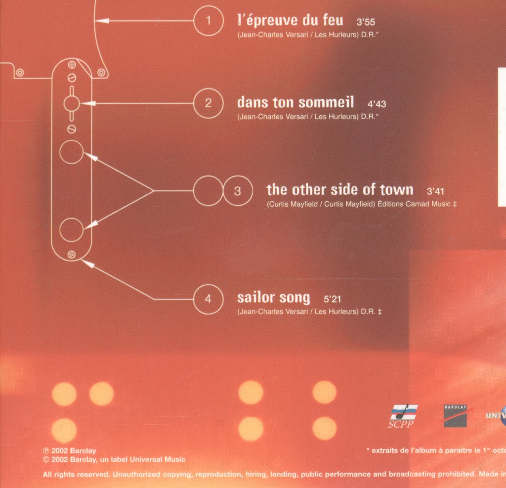 Hurleurs - [E.p.] - Cd