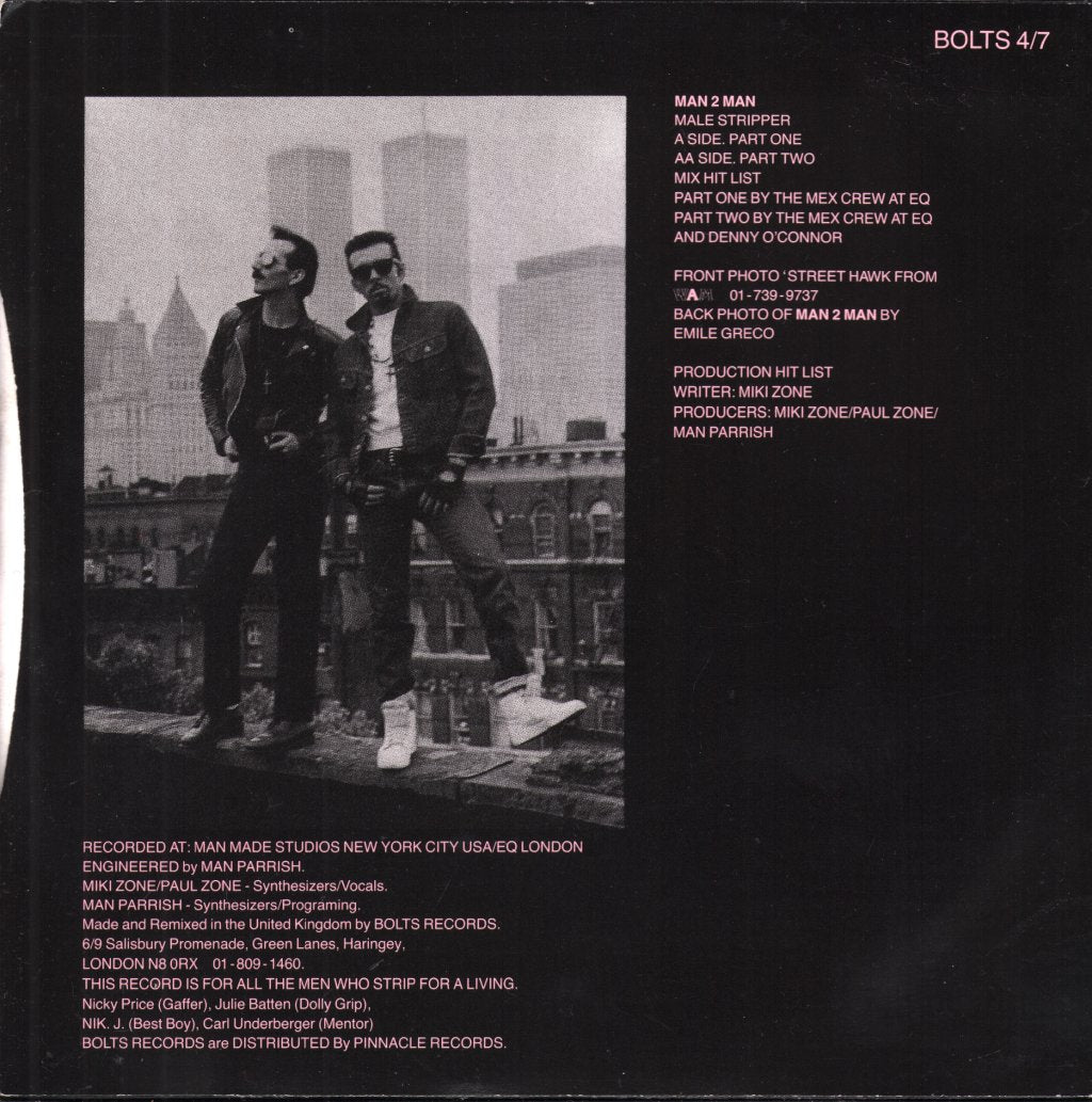 Man 2 Man Meet Man Parrish - Male Stripper - 7 Inch
