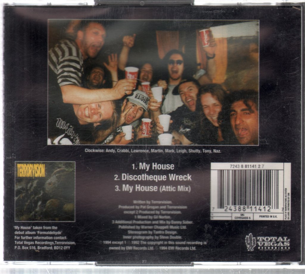 Terrorvision - My House - Cd