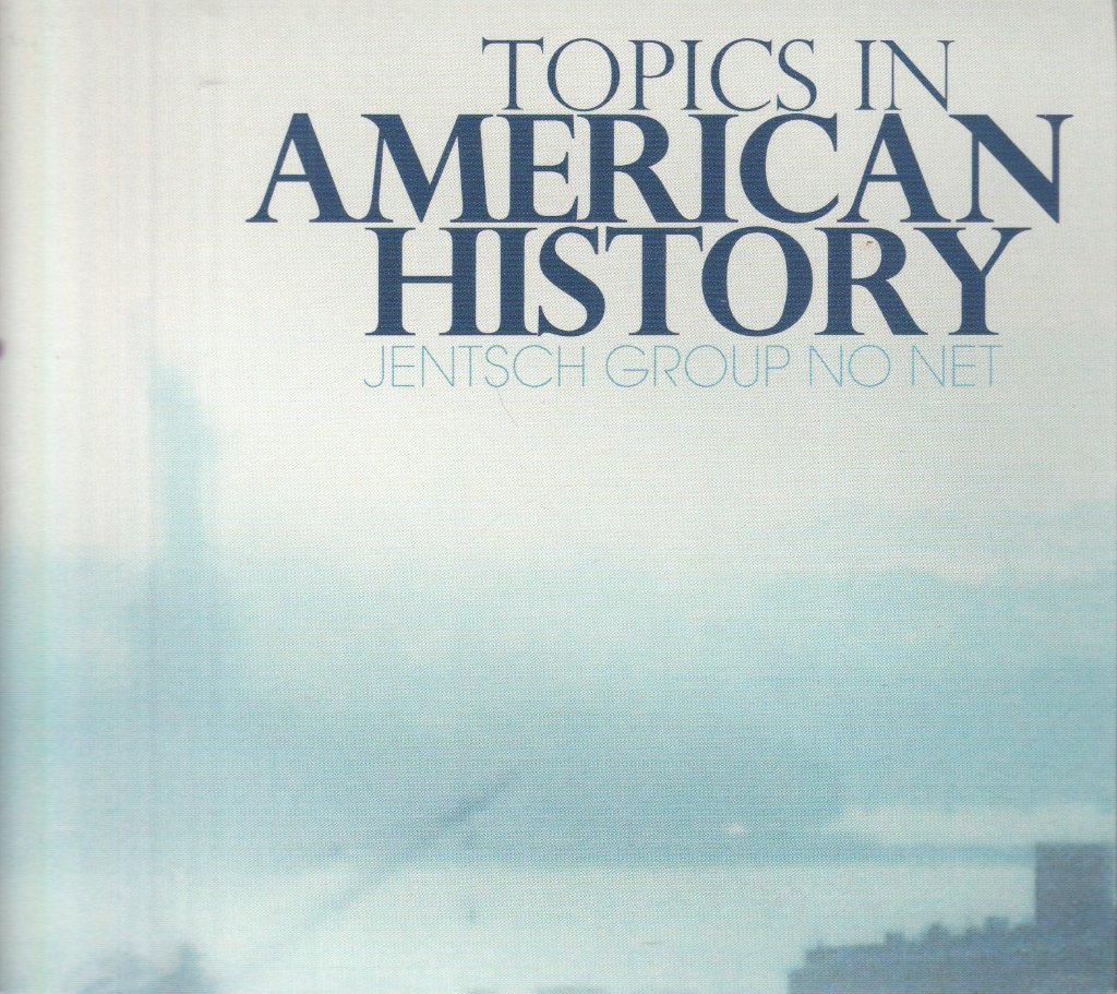 Chris Jentsch - Topics In American History - Cd