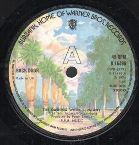 Back Door - Dashing White Sergeant - 7 Inch