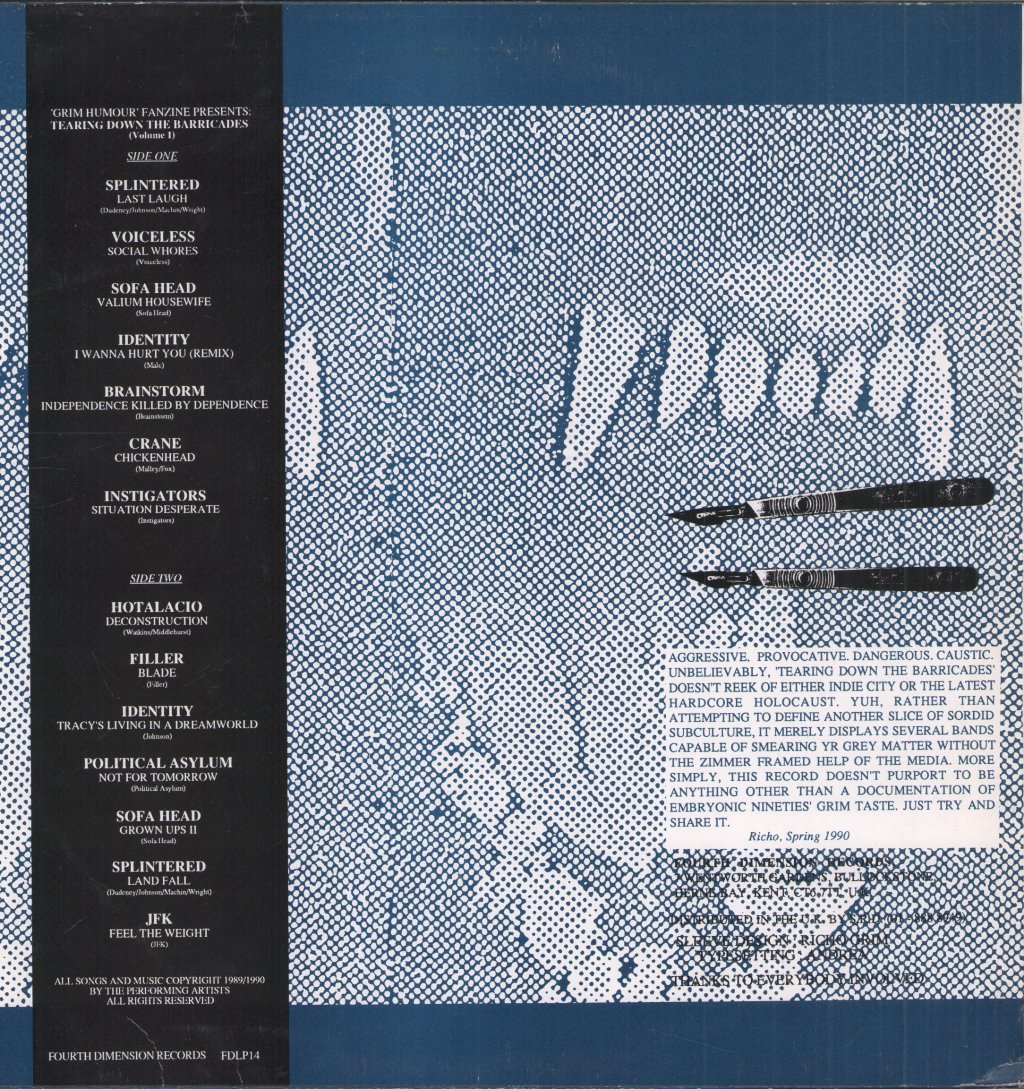 Various Artists - Tearing Down The Barricades Volume 1 - Lp