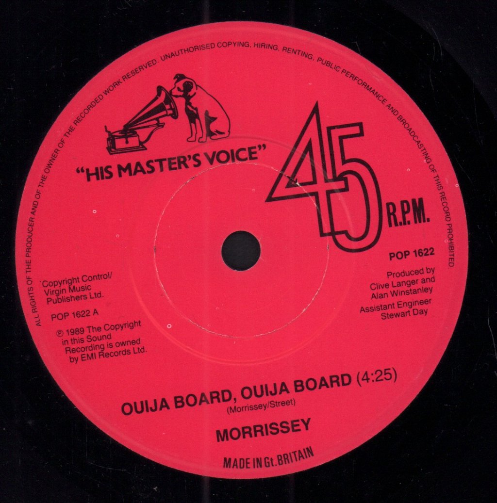 Morrissey - Ouija Board - 7 Inch