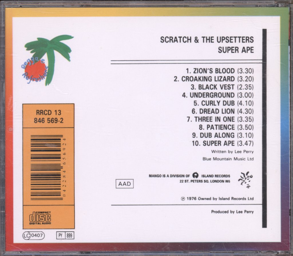 Upsetters - Super Ape - Cd