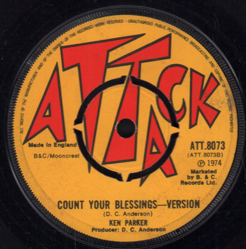 Ken Parker - Count Your Blessings - 7 Inch