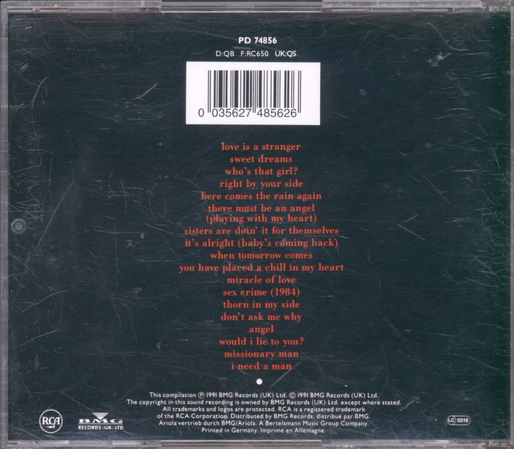 Eurythmics - Greatest Hits - Cd