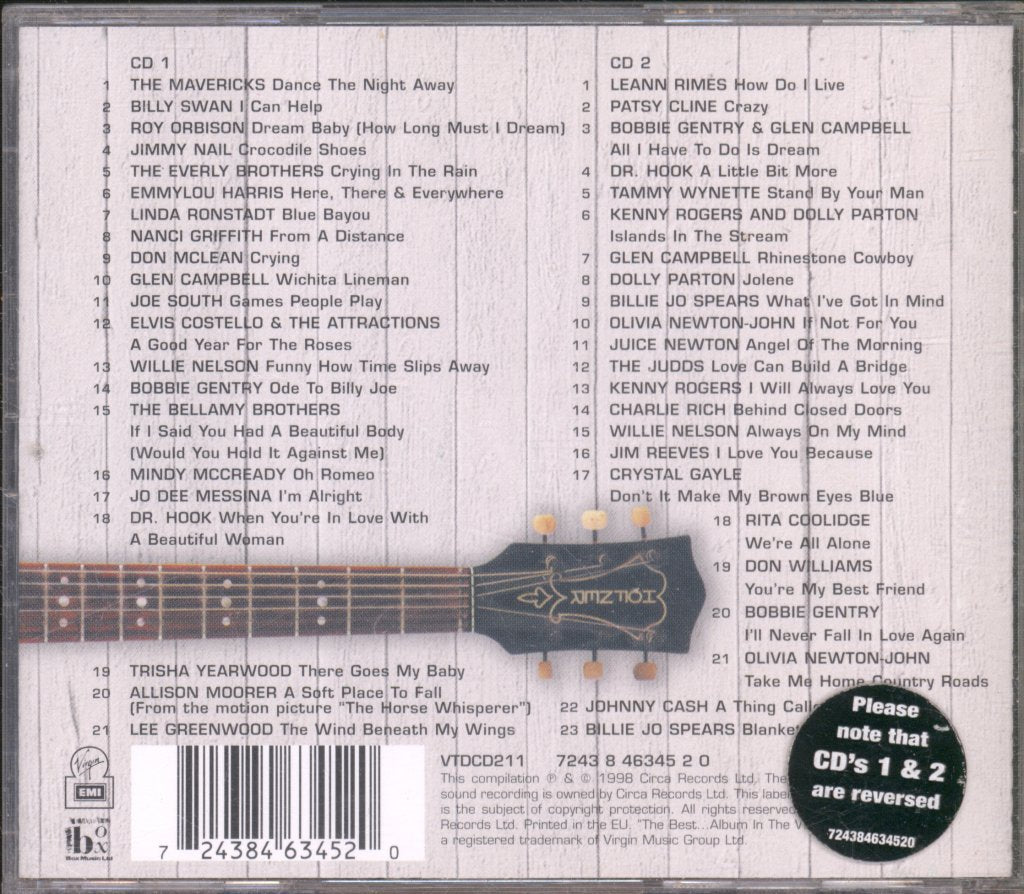 Various Artists - Best Country Ballads In The World... Ever - Double Cd