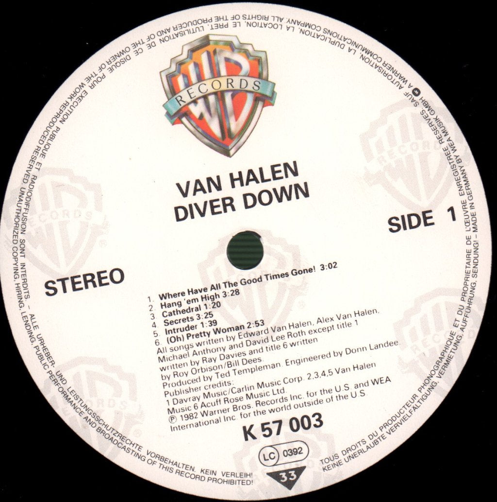 Van Halen - Diver Down - Lp