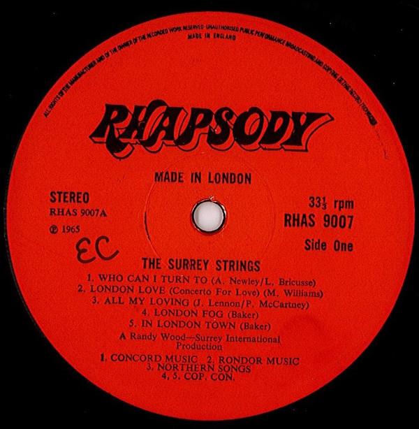 Surrey Strings - Made In London - Lp