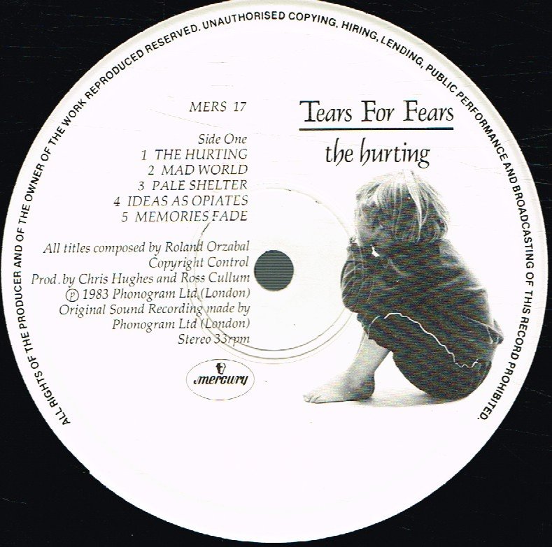 Tears For Fears - Hurting - Lp