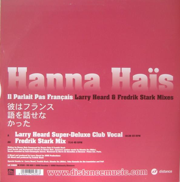 hanna hais - Il Parlait Pas Francais - 12 Inch