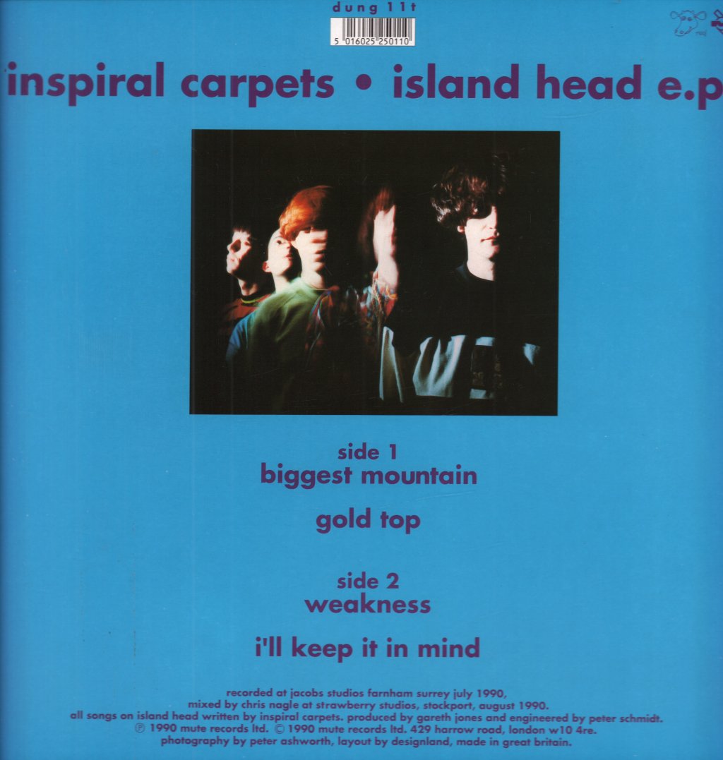 Inspiral Carpets - Island Head E.p. - 12 Inch