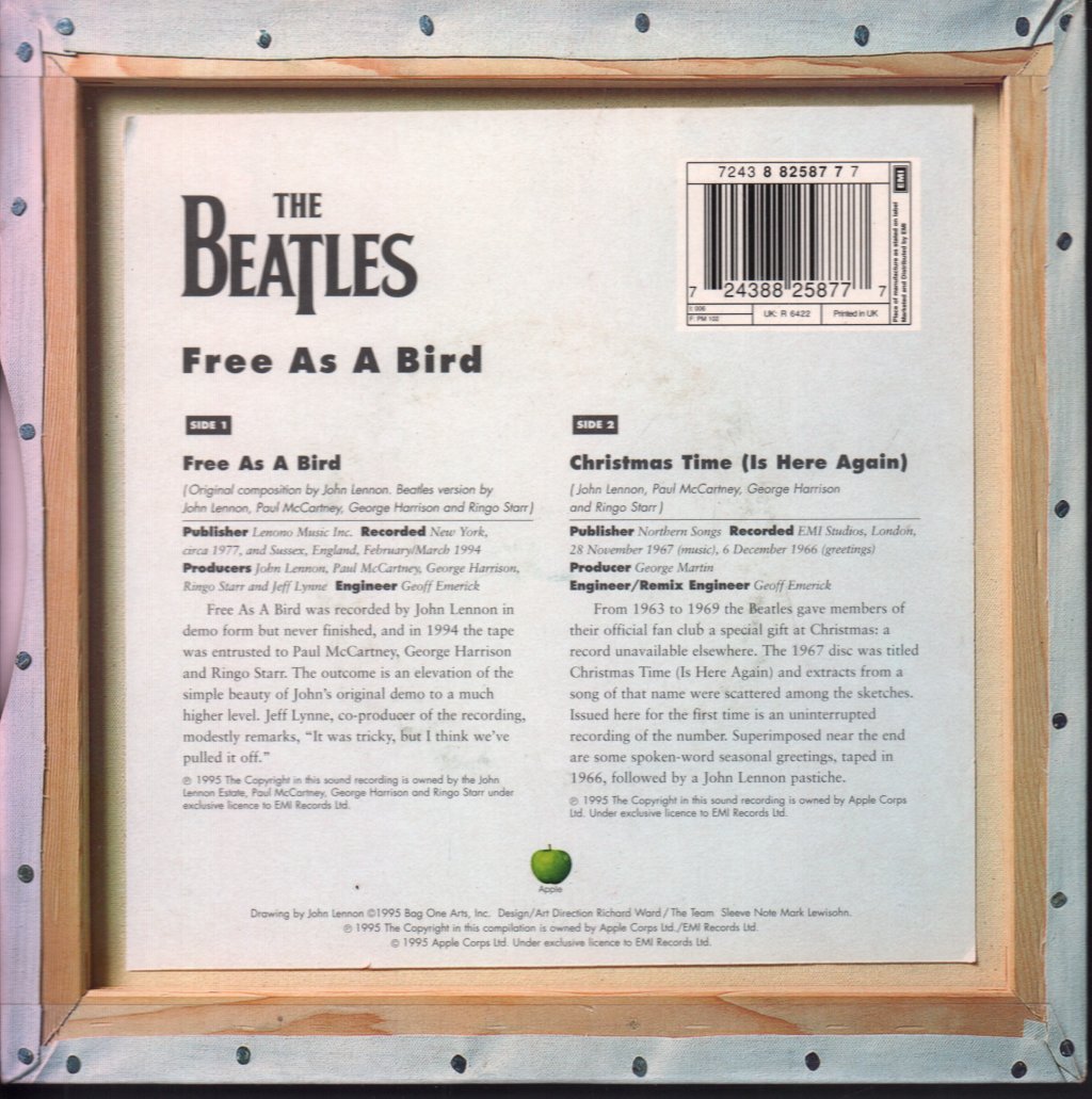 Beatles - Free As A Bird - 7 Inch