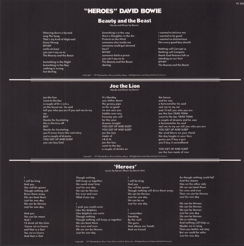 David Bowie - Heroes - Lp