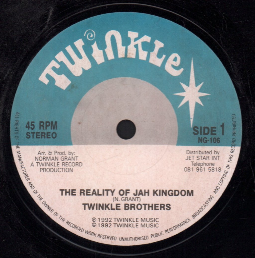 Twinkle Brothers - Reality Of Jah Kingdom - 7 Inch