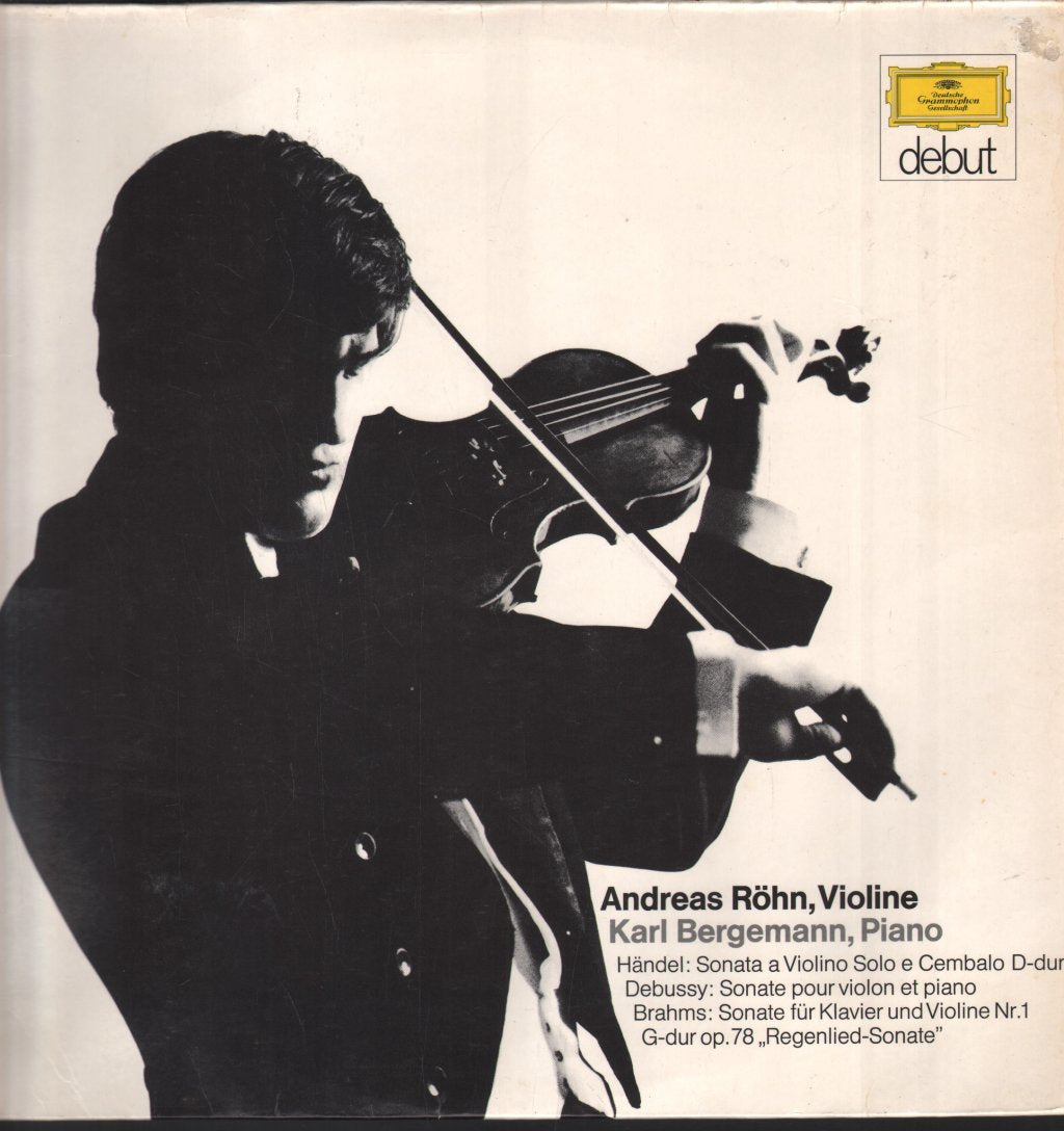 Andreas Rohn / Karl Bergemann - Handel Debussy Brahms - Lp