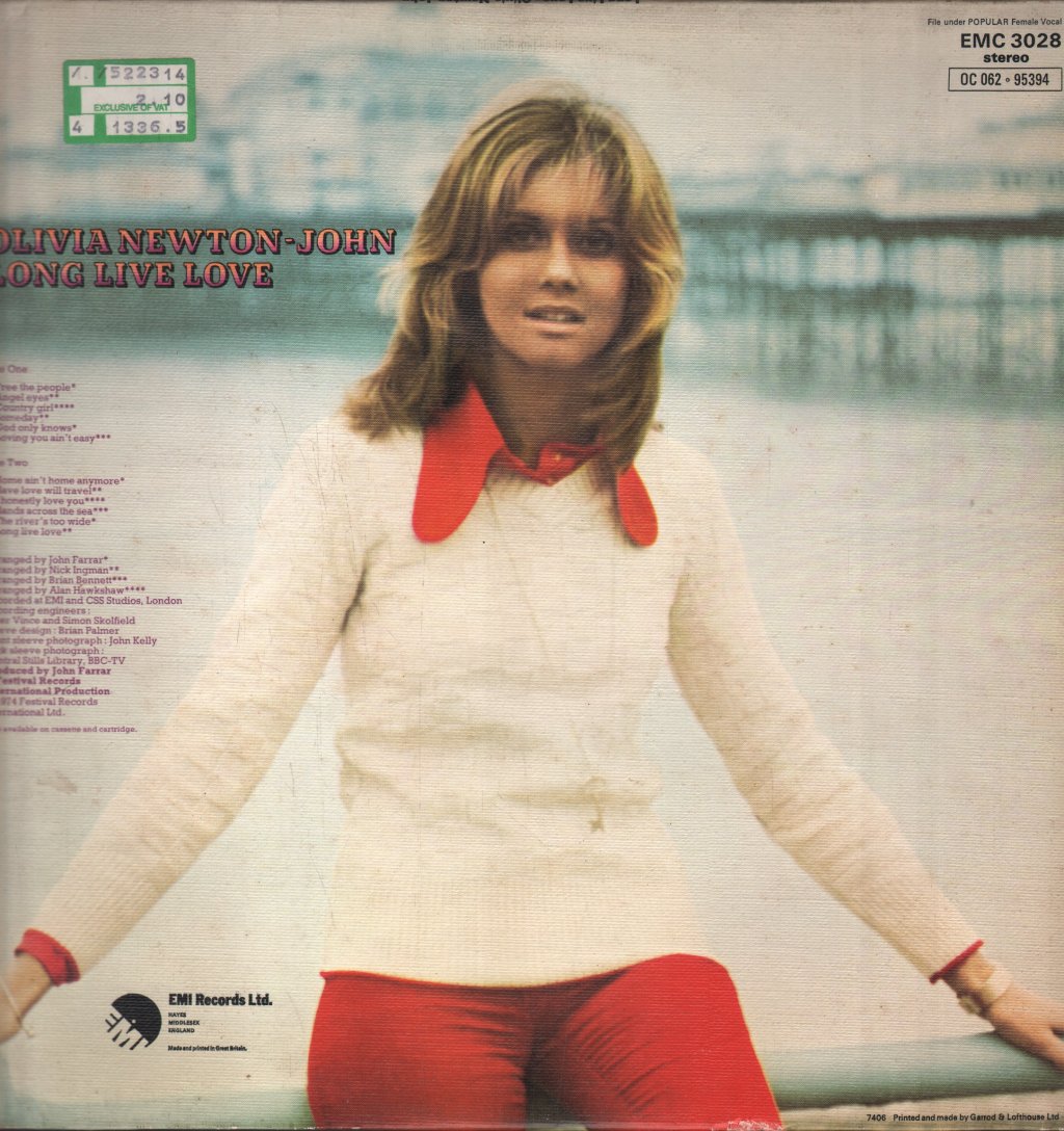 Olivia Newton John - Long Live Love - Lp