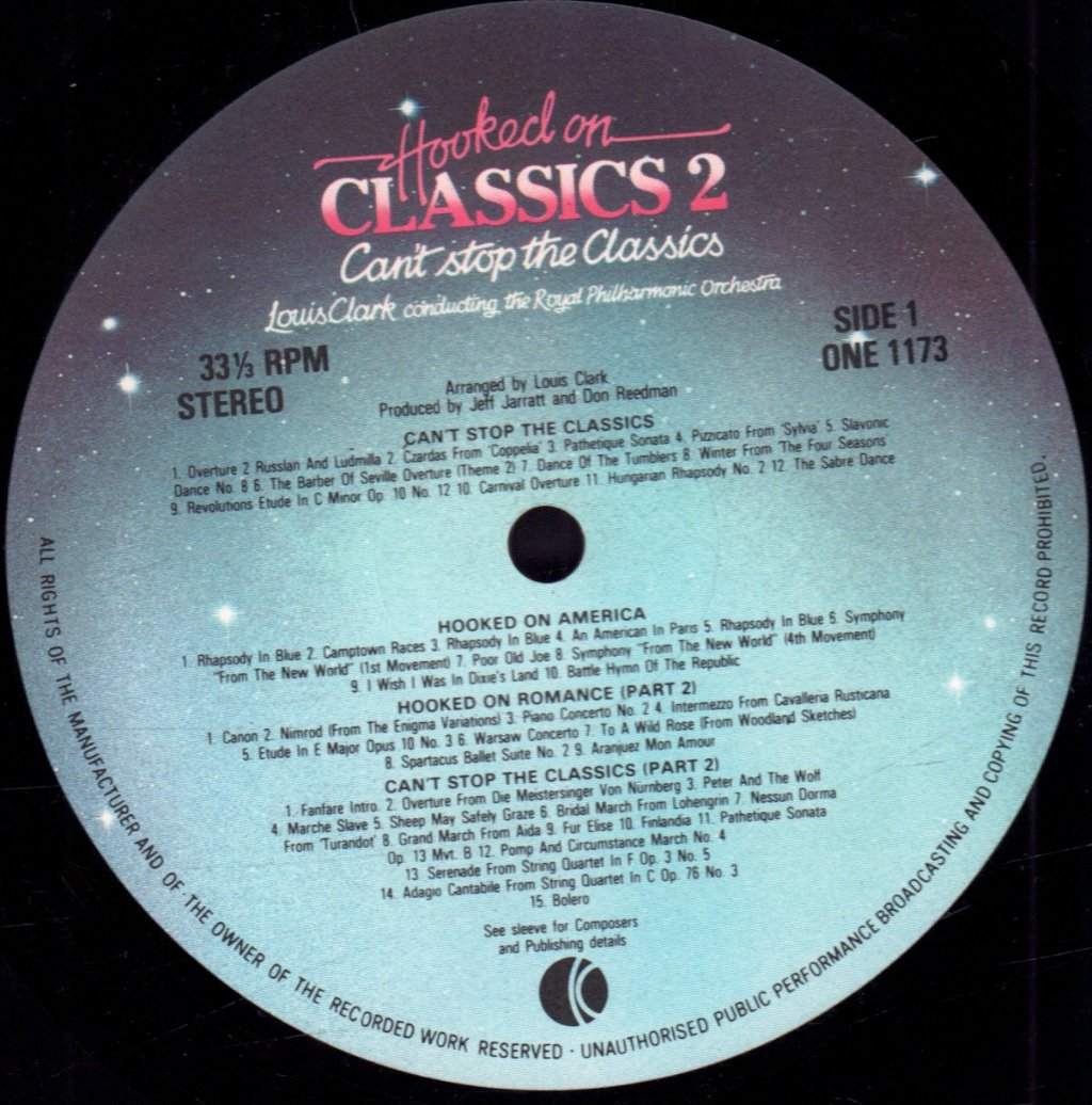 Royal Philharmonic Orchestra - Hooked On Classics 2 Can't Stop The Classics - Lp