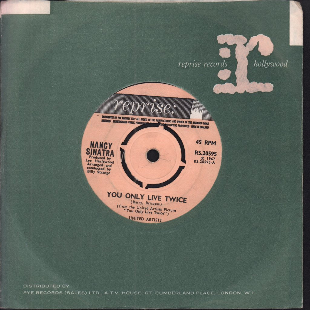 Nancy Sinatra - You Only Live Twice - 7 Inch