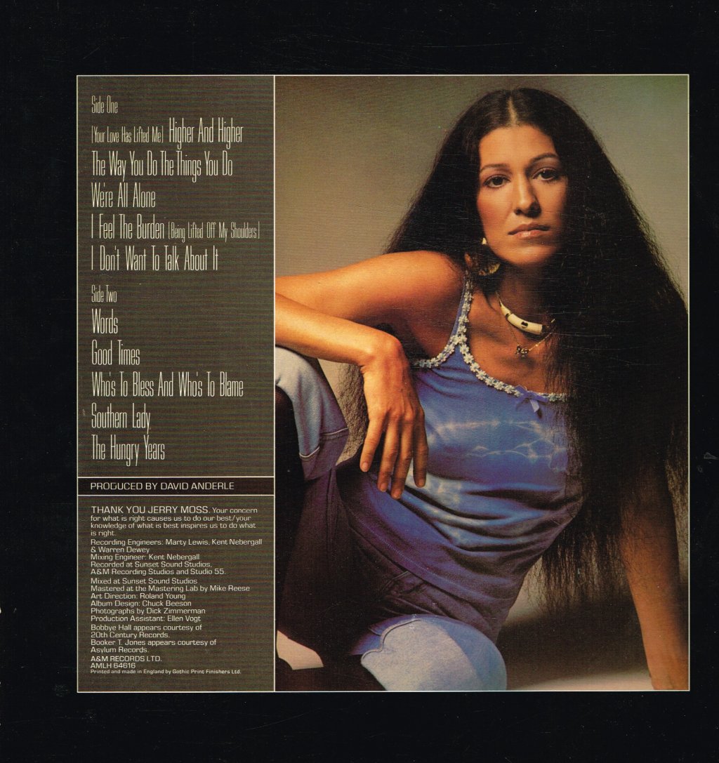 Rita Coolidge - Anytime... Anywhere - Lp