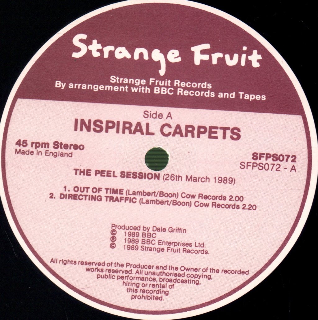 Inspiral Carpets - Peel Sessions - 12 Inch