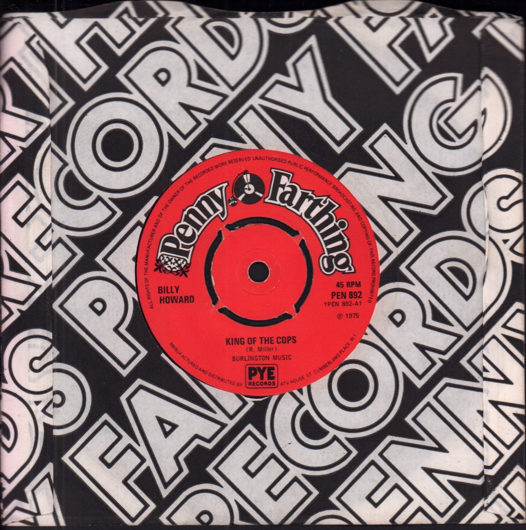 Billy Howard - King Of The Cops - 7 Inch