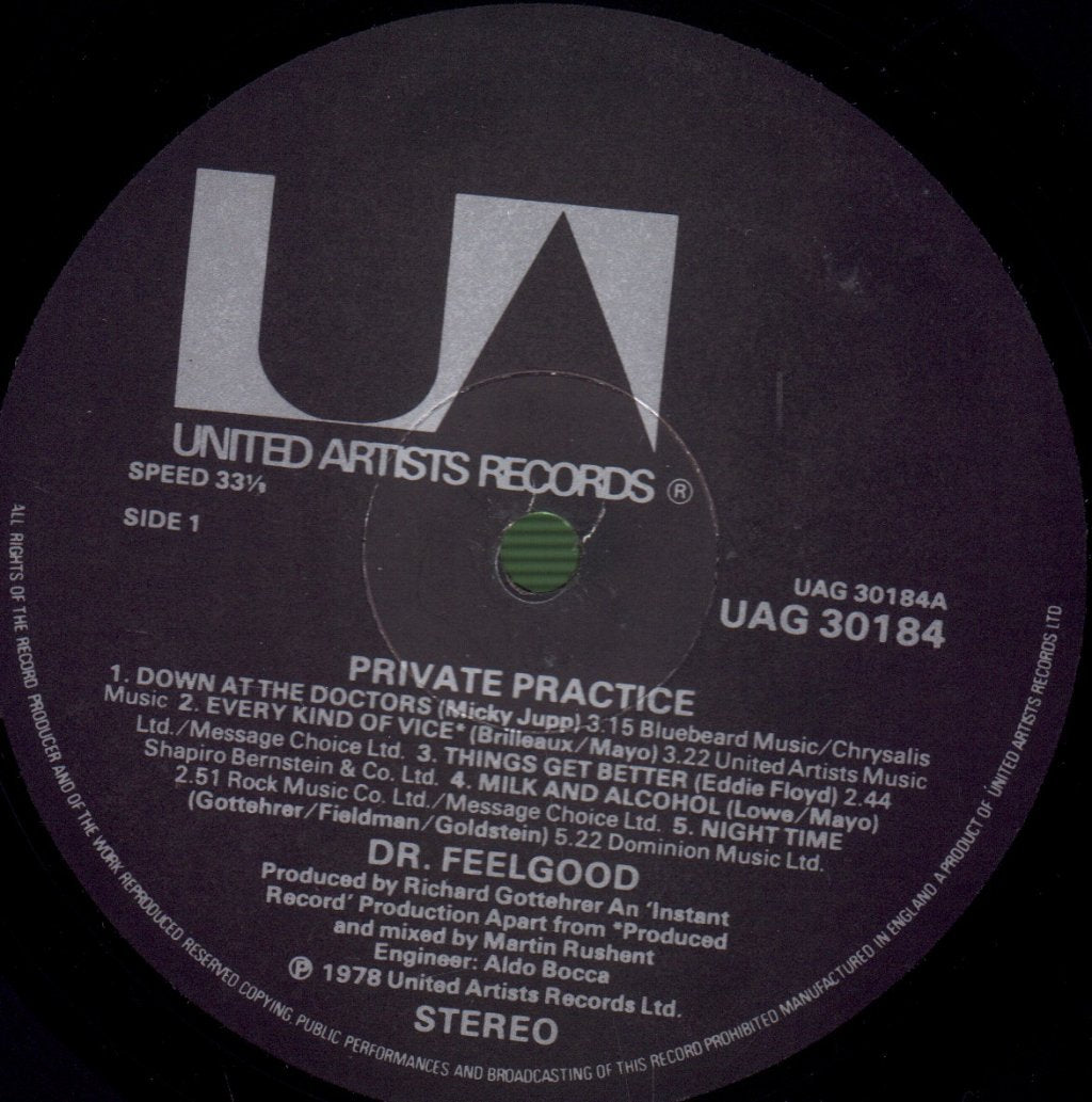Dr. Feelgood - Private Practice - Lp