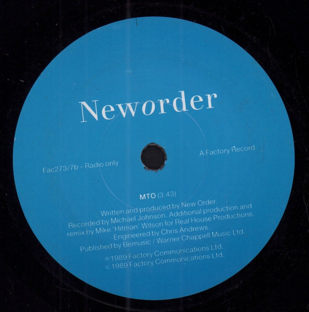 New Order - Run 2 - 7 Inch