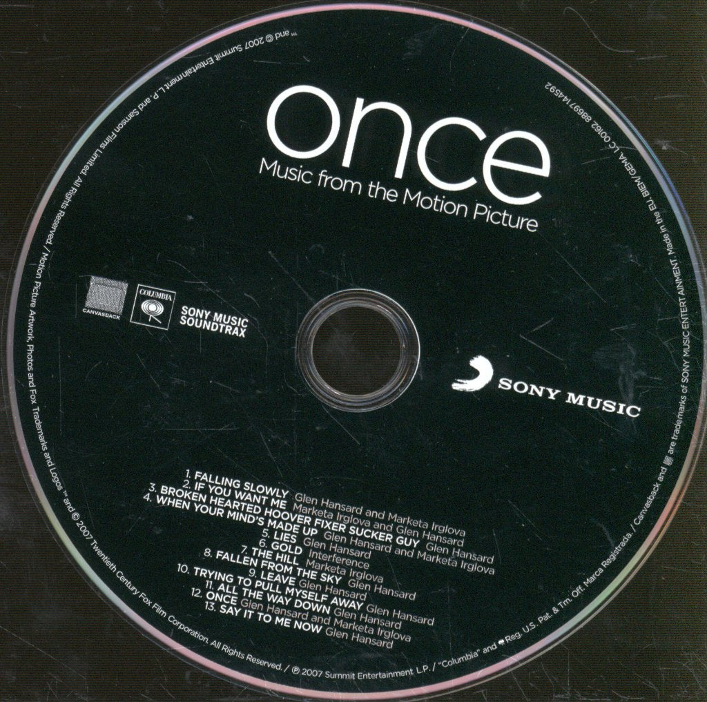 Glen Hansard And Marketa Irglova - Once (Music From The Motion Picture) - Cd
