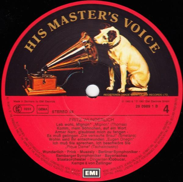 Fritz Wunderlich - Der Große Deutsche Tenor - Triple Lp
