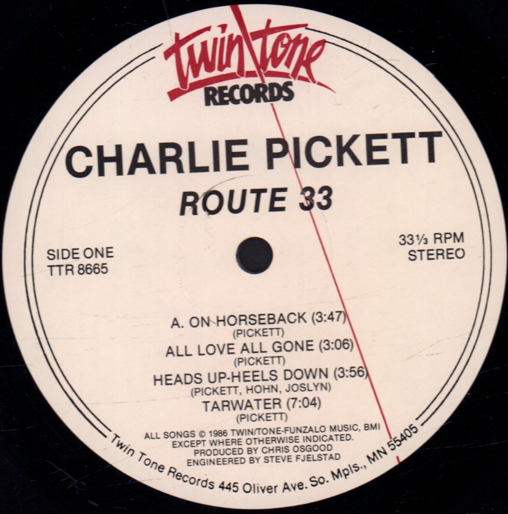 Charlie Pickett - Route 33 - Lp